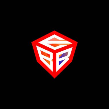 EBB harfli yaratıcı logo, vektör grafik, EBB basit ve modern logo. EBB lüks alfabe tasarımı  