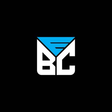 EBC harf logosu yaratıcı tasarımı vektör grafik, EBC basit ve modern logo. EBC lüks alfabe tasarımı  