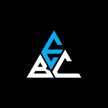 EBC harf logosu yaratıcı tasarımı vektör grafik, EBC basit ve modern logo. EBC lüks alfabe tasarımı  