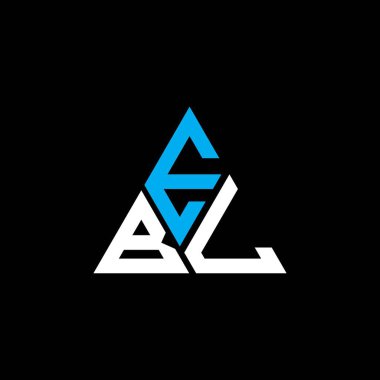 EBL harf logosu yaratıcı tasarım vektör grafik, EBL basit ve modern logo. EBL lüks alfabe tasarımı  