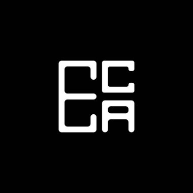 ECA harf logosu yaratıcı tasarımı vektör grafik, ECA basit ve modern logo. ACA lüks alfabe tasarımı  