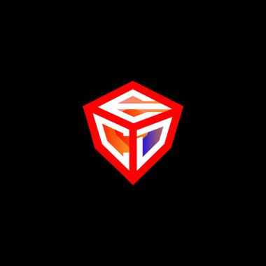 ECD harfli yaratıcı logo tasarımı vektör grafik, ECD basit ve modern logo. ECD lüks alfabe tasarımı  