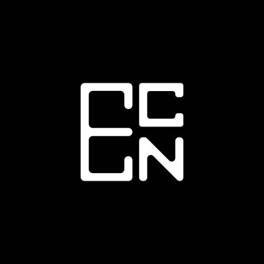 ECN harf logosu yaratıcı tasarım vektör grafik, ECN basit ve modern logo. ECN lüks alfabe tasarımı  