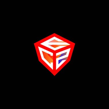 ECZ harf logosu yaratıcı tasarımı vektör grafik, ECZ basit ve modern logo. ECZ lüks alfabe tasarımı  