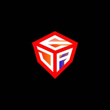 EDA harf logosu yaratıcı tasarımı vektör grafik, EDA basit ve modern logo. EDA lüks alfabe tasarımı  