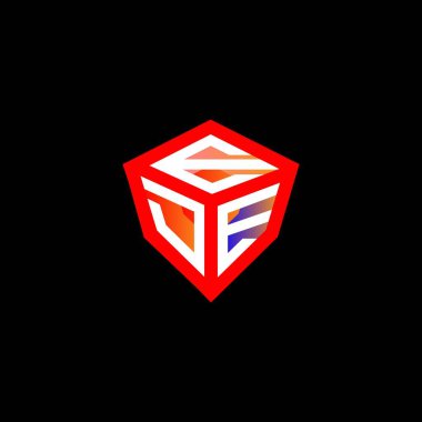 EDE harf logosu yaratıcı tasarımı vektör grafik, EDE basit ve modern logo. EDE lüks alfabe tasarımı  