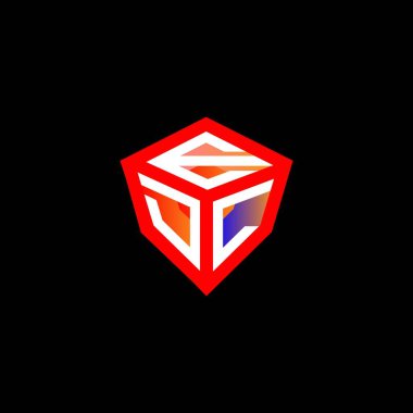 EDL harf logosu tasarımı vektör grafik, EDL basit ve modern logo. EDL lüks alfabe tasarımı  