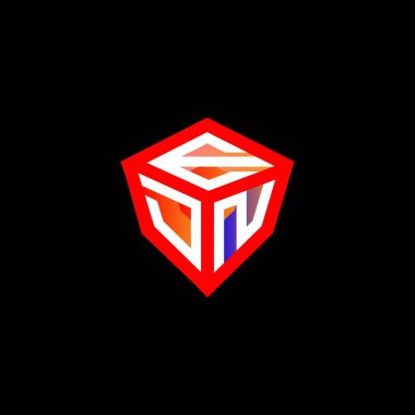 EDN harf logosu yaratıcı tasarımı vektör grafik, EDN basit ve modern logo. EDN lüks alfabe tasarımı  