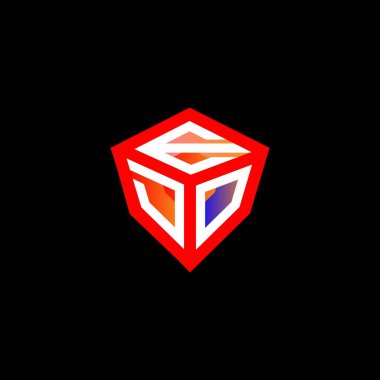 EDO harfi logo yaratıcı tasarımı vektör grafik, EDO basit ve modern logo. EDO lüks alfabe tasarımı  