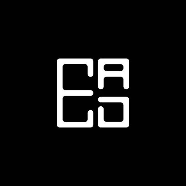 Ead Carta Logotipo Design Criativo Com Gráfico Vetorial Ead Logotipo — Vetor de Stock