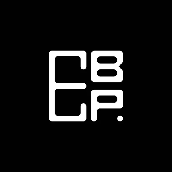 Ebp字母标志创意设计与矢量图形 Ebp简单而现代的标志 Ebp豪华字母表设计 — 图库矢量图片