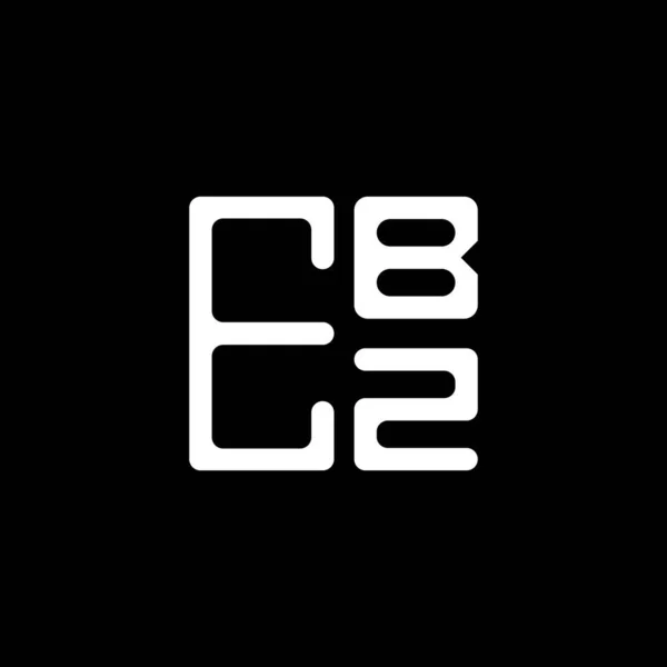 Diseño Creativo Del Logotipo Letra Ebz Con Gráfico Vectorial Logotipo — Vector de stock