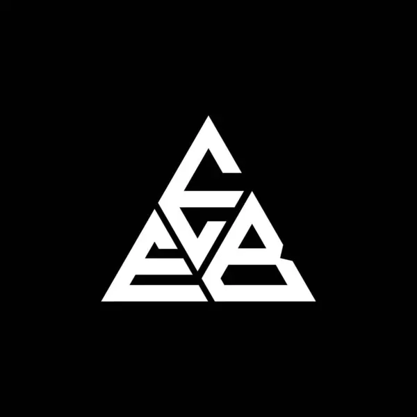 Λογότυπο Eeb Επιστολή Δημιουργικό Σχεδιασμό Διανυσματικό Γραφικό Eeb Απλό Και — Διανυσματικό Αρχείο