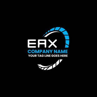 EAX harfli yaratıcı logo, vektör grafik, EAX basit ve modern logo. EAX lüks alfabe tasarımı  
