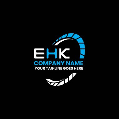 EHK harf logosu tasarımı vektör grafik, EHK basit ve modern logo. EHK lüks alfabe tasarımı  