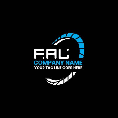 FAL harf logosu yaratıcı tasarım vektör grafik, FAL basit ve modern logo. FAL lüks alfabe tasarımı  