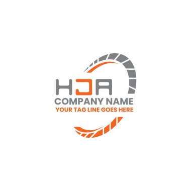 HJA harf logosu yaratıcı tasarım vektör grafik, HJA basit ve modern logo. HJA lüks alfabe tasarımı  