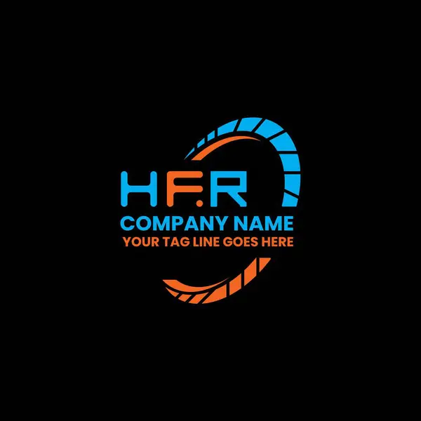 Hfr Letter Logo Creative Design Vector Graphic Hfr Simple Modern — Stock Vector