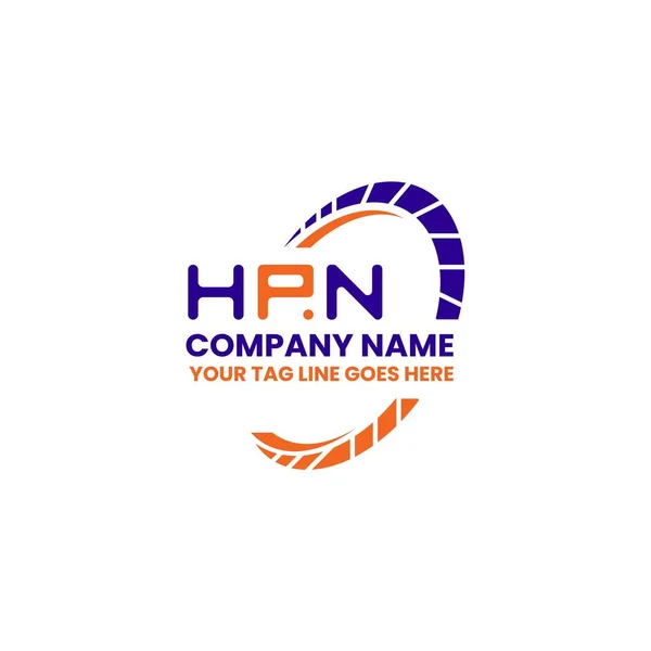 Hpn Letter Logo Creative Design Vector Graphic Hpn Simple Modern — Stock Vector