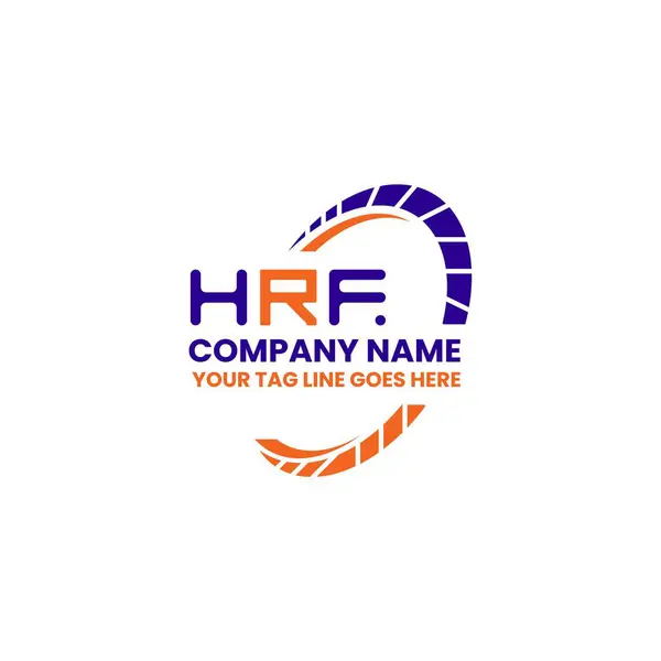 Hrf Letter Logo Creative Design Vector Graphic Hrf Simple Modern — Stock Vector