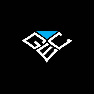 GEC harfi logo vektör tasarımı, GEC basit ve modern logo. GEC lüks alfabe tasarımı  