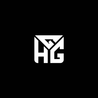 GHG harfli logo vektör tasarımı, GHG basit ve modern logo. GHG lüks alfabe tasarımı  