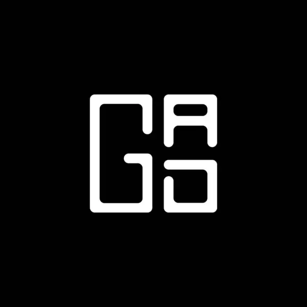 Логотип Літери Gad Векторний Дизайн Простий Сучасний Логотип Gad Gad — стоковий вектор