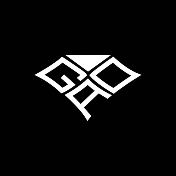 Gad字母标志矢量设计 Gad简单而现代的标志 Gad豪华字母设计 — 图库矢量图片