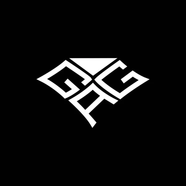 Gag Harfli Logo Vektör Tasarımı Gag Basit Modern Logo Gag — Stok Vektör