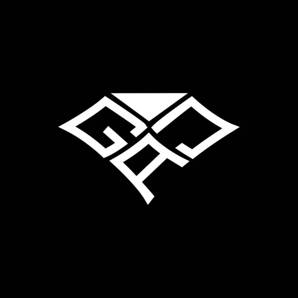 Gaj Lettre Logo Vectoriel Design Gaj Logo Simple Moderne Gaj — Image vectorielle