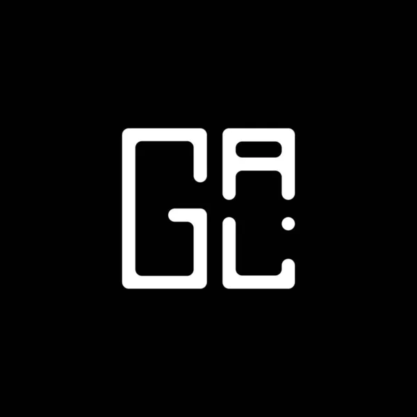 Gal Harfi Logo Vektör Tasarımı Gal Basit Modern Logo Gal — Stok Vektör