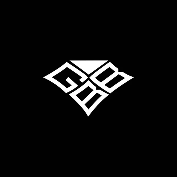 Gbbレターロゴベクターデザイン Gbbシンプルでモダンなロゴ Gbb豪華なアルファベットデザイン — ストックベクタ