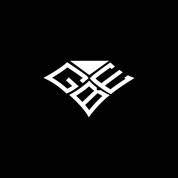Gbe Літери Логотипу Векторний Дизайн Gbe Простий Сучасний Логотип Gbe — стоковий вектор
