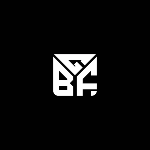 Gbf Litera Logo Wektor Projektu Gbf Proste Nowoczesne Logo Gbf — Wektor stockowy