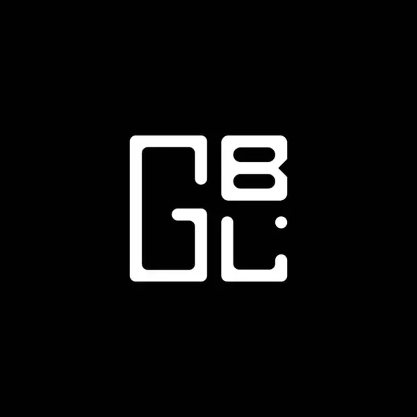 Gbl Letter Logo Vector Design Gbl Simple Modern Logo Gbl — Stock Vector