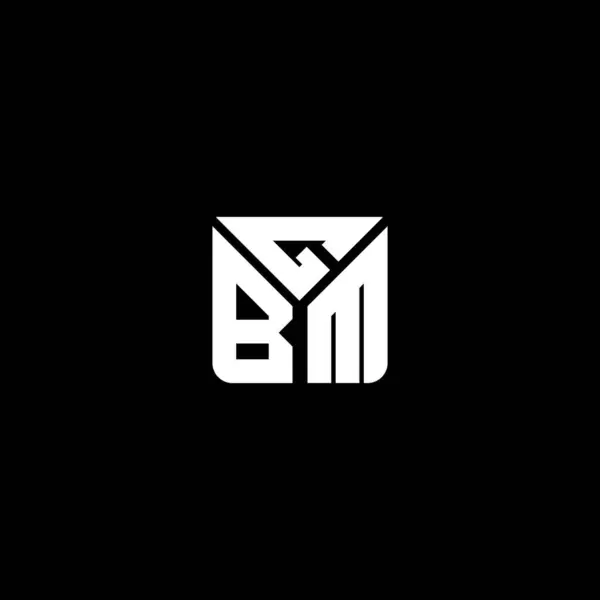 Gbm Lettre Logo Vectoriel Design Gbm Logo Simple Moderne Gbm — Image vectorielle