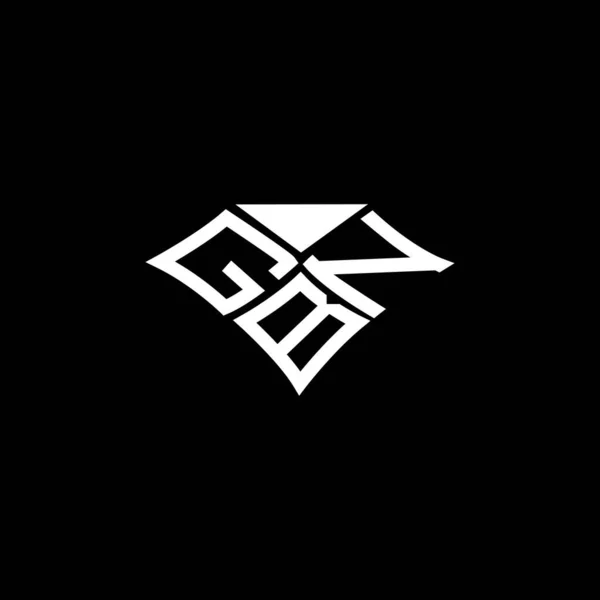 Gbnレターロゴベクターデザイン Gbnシンプルでモダンなロゴ Gbn豪華なアルファベットデザイン — ストックベクタ