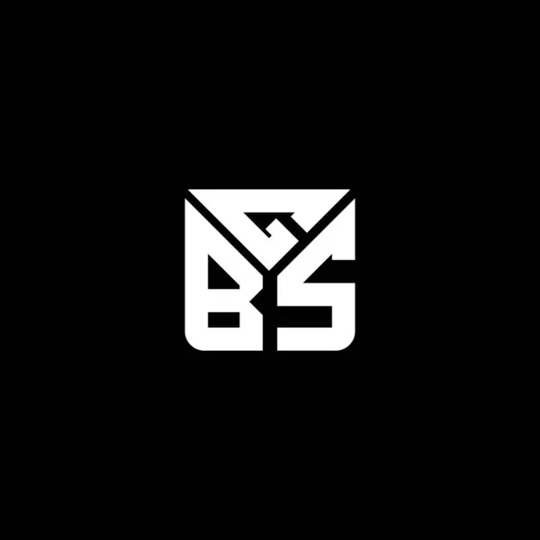 Gbs Lettre Logo Vectoriel Design Gbs Logo Simple Moderne Gbs — Image vectorielle