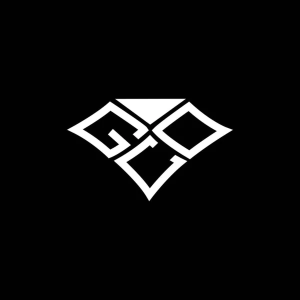 Gcd Harfli Logo Vektör Tasarımı Gcd Basit Modern Logo Gcd — Stok Vektör