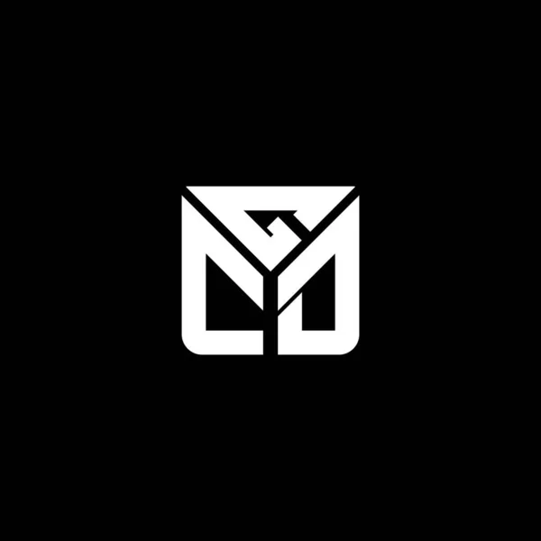 Design Vetor Logotipo Letra Gcd Logotipo Simples Moderno Gcd Design —  Vetores de Stock