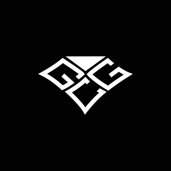 Diseño Del Vector Del Logotipo Letra Gcg Logotipo Simple Moderno — Archivo Imágenes Vectoriales