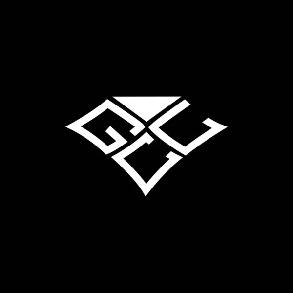 Gcl Harf Logo Vektör Tasarımı Gcl Basit Modern Logo Gcl — Stok Vektör