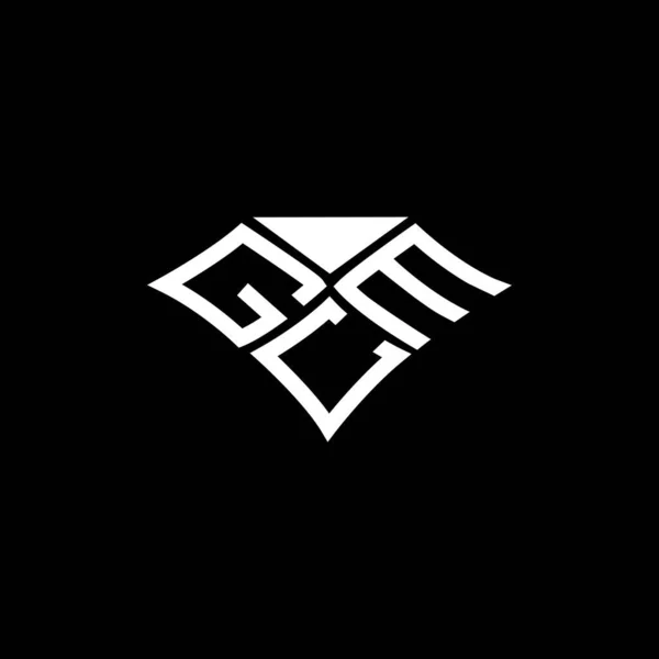 Gcmレターロゴベクターデザイン Gcmシンプルでモダンなロゴ Gcm 豪華なアルファベットデザイン — ストックベクタ