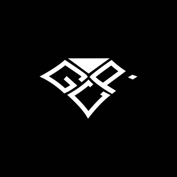 Gcp Letter Logo Vektordesign Gcp Einfaches Und Modernes Logo Luxuriöses — Stockvektor