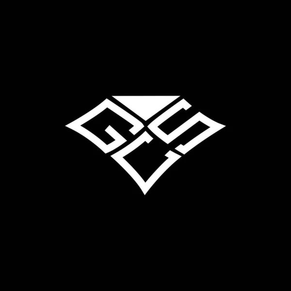 Gcs Буква Векторный Дизайн Логотипа Gcs Простой Современный Логотип Роскошный — стоковый вектор