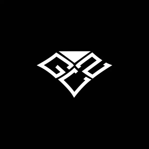Design Vectorial Litere Gcz Logo Gcz Simplu Modern Gcz Design — Vector de stoc