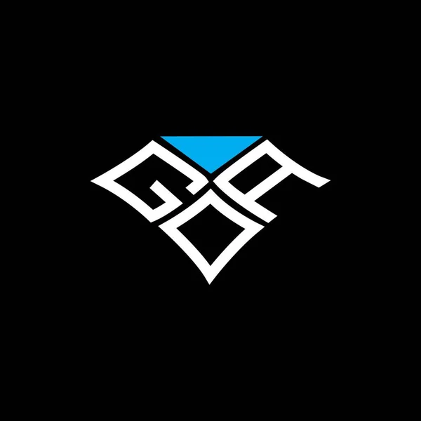 Logo Litera Gda Wektor Projektu Gda Proste Nowoczesne Logo Gda — Wektor stockowy