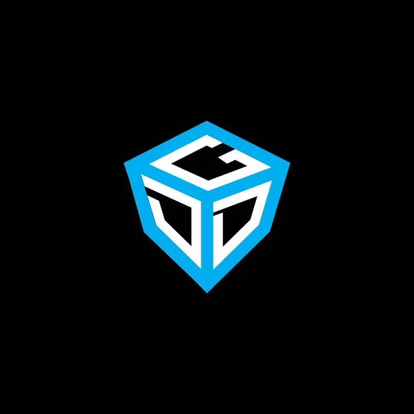 Gdd Letter Logo Vector Design Gdd Eenvoudig Modern Logo Gdd — Stockvector
