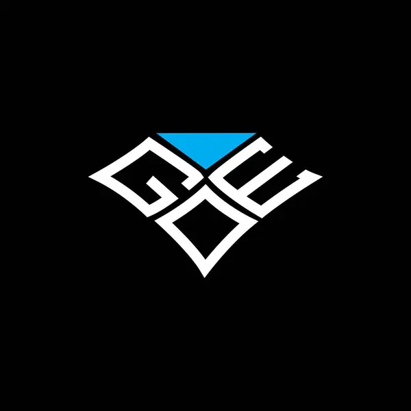 Diseño Del Vector Del Logotipo Letra Gde Logotipo Simple Moderno — Archivo Imágenes Vectoriales