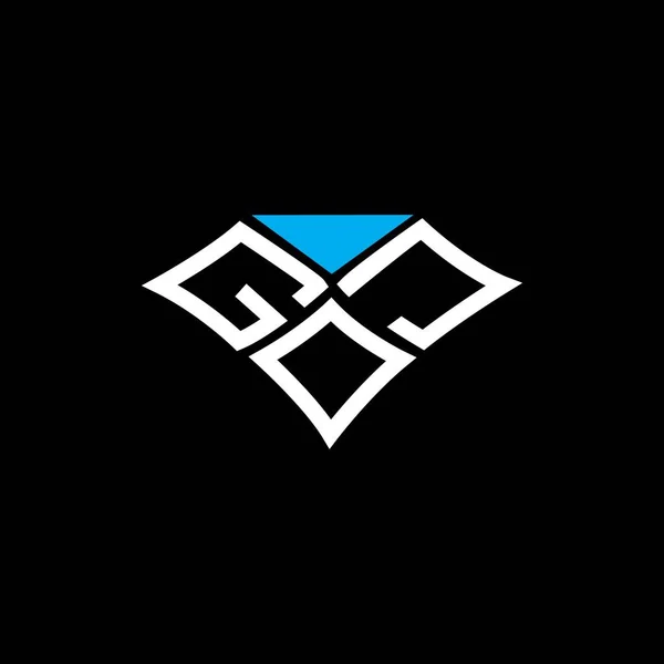 Gdj Lettre Logo Vectoriel Design Gdj Logo Simple Moderne Gdj — Image vectorielle